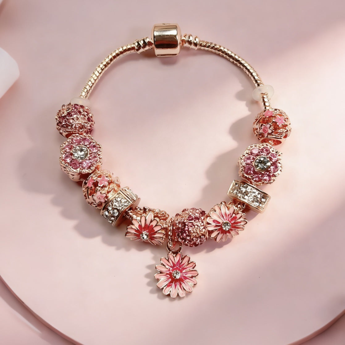 Wholesale Swan Heart Design Bracelet Gold Fashion Accessory Gift for Women