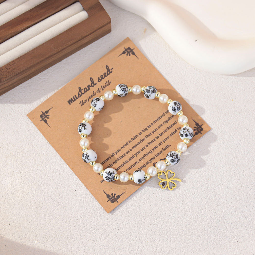 Wholesale Mother' s Day Colorful " MAMA"  Letter Bead Bracelet