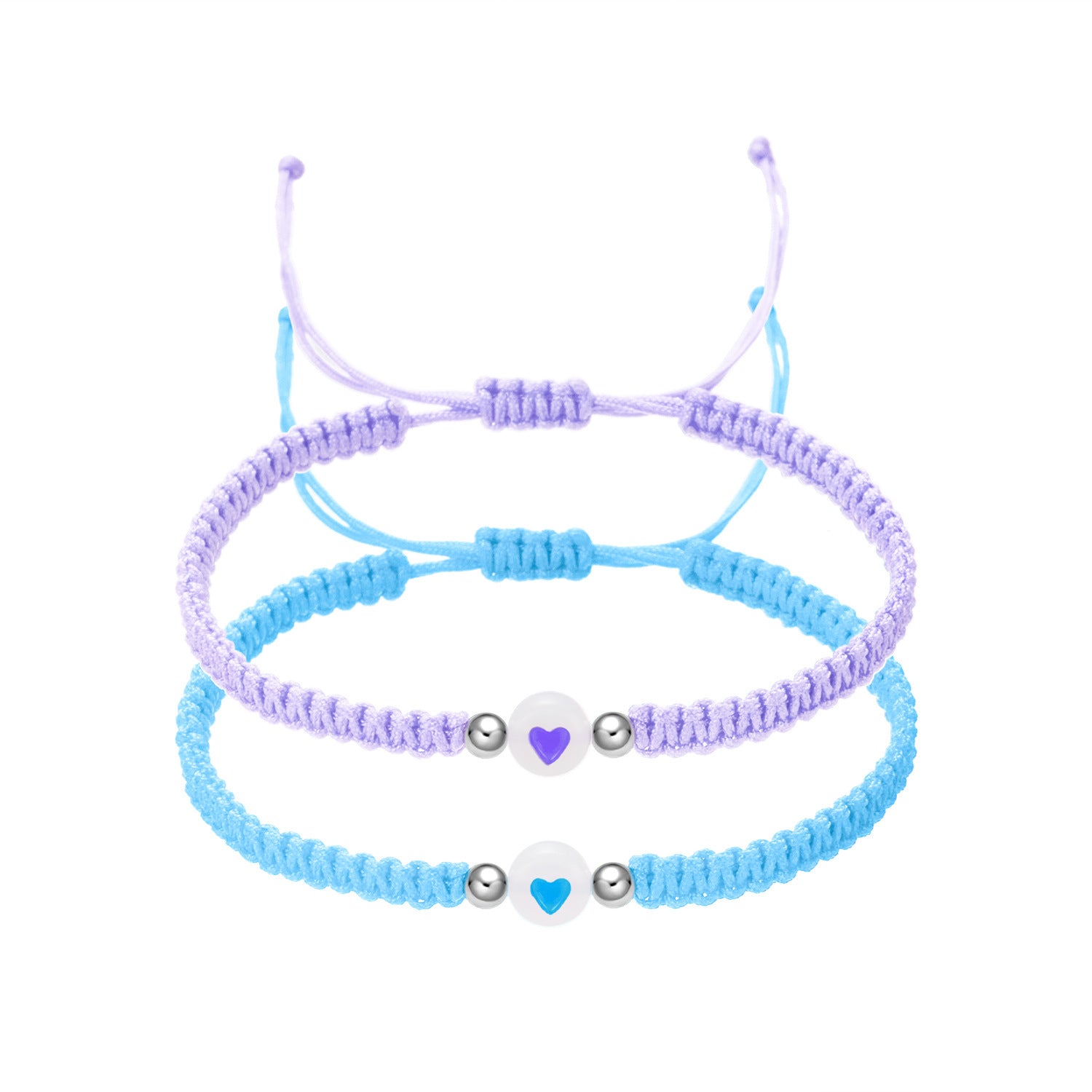 Wholesale luminous love bracelet  hand-woven bracelet suit