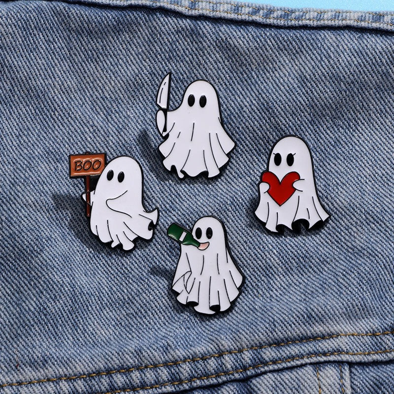 Wholesale  Ghost Oil Drop Brooch