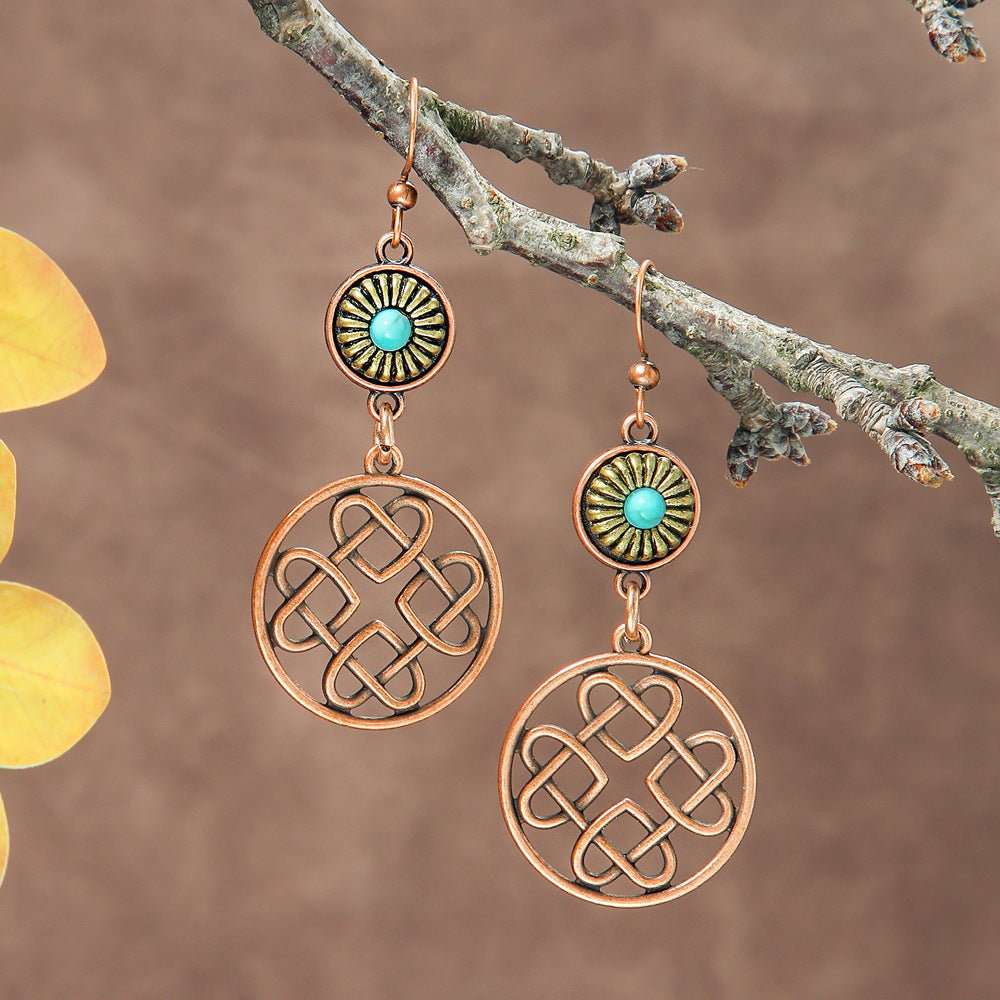 Wholesale Bohemian Geometric Earrings Fashion Accessory Boutique Resale