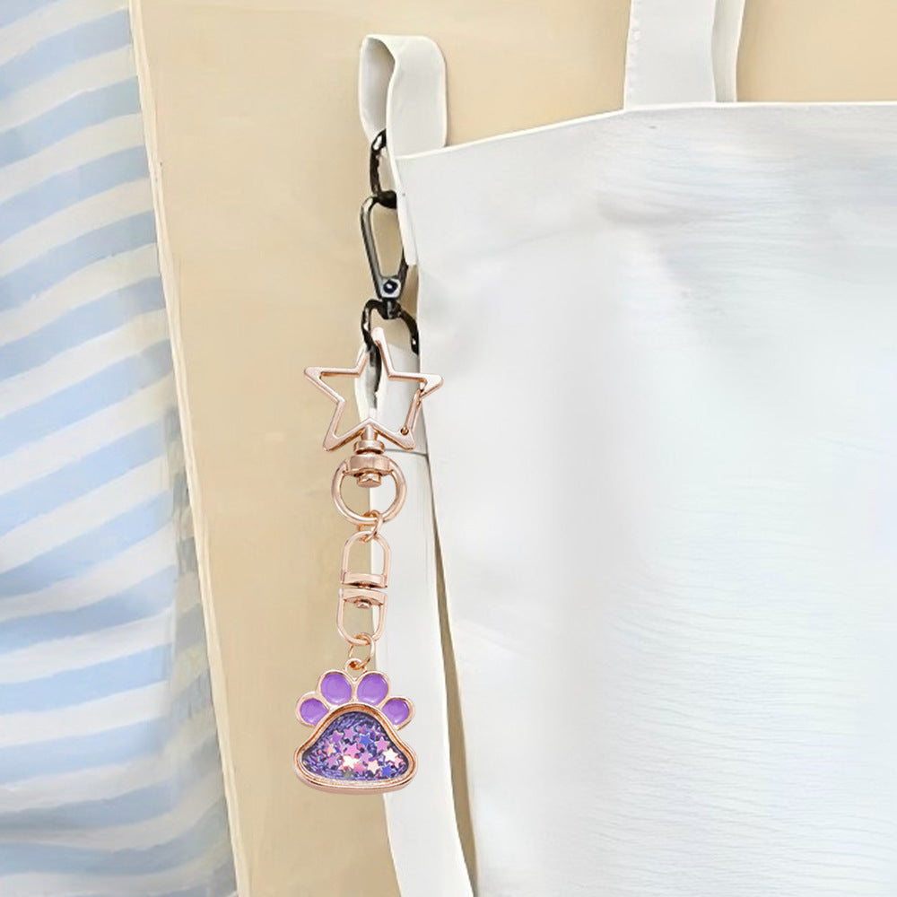 Wholesale Cute cat animal alloy keychain