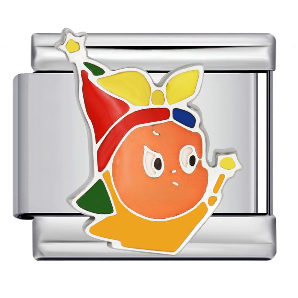 Pulsera de encanto italiano de 5 piezas al por mayor de 9 mm empalme de bricolaje lindo pulsera compuesta de acero inoxidable creativo