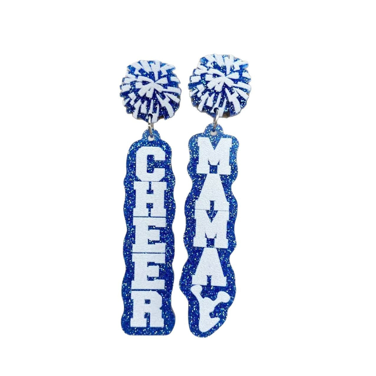 Wholesale Mother's Day Printed Earrings Glitter Cheer Mama Letters Holiday Gift Earrings