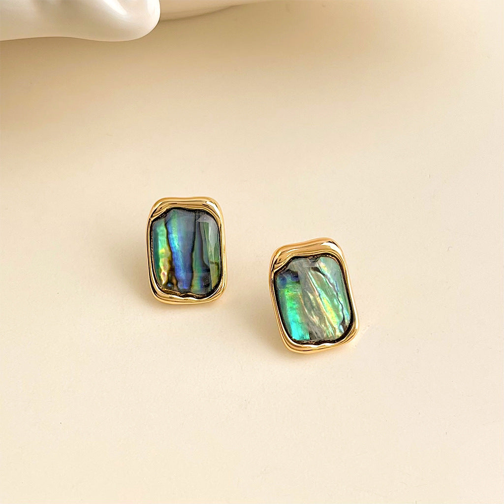 Wholesale Hand-made natural fritillary earrings