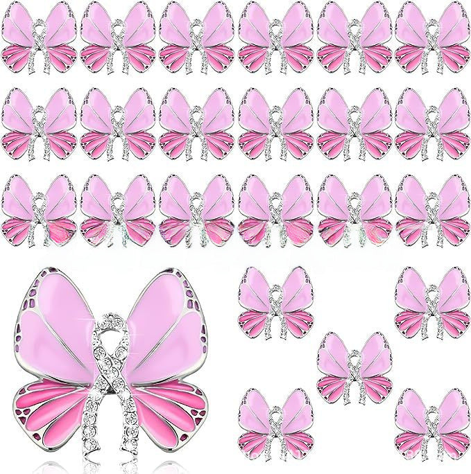 Wholesale World Breast Cancer Lapel Pin Pink Ribbon Lapel Pin