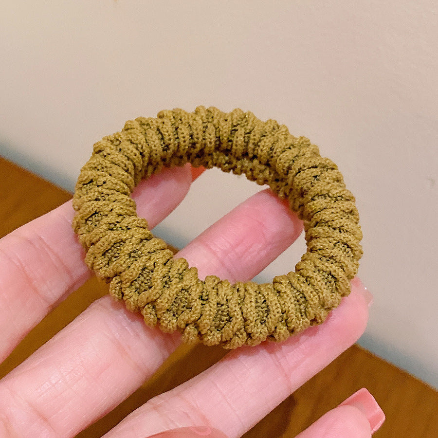 Wholesale 10pcs Thick High Elastic Towel Ring Seamless Hair Scrunchies ACC-HS-Huidi013