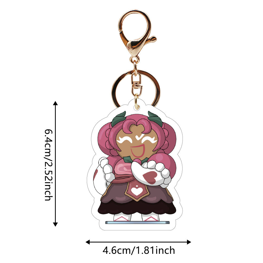 Wholesale  Cookie Acrylic Keychain  ACCVIP