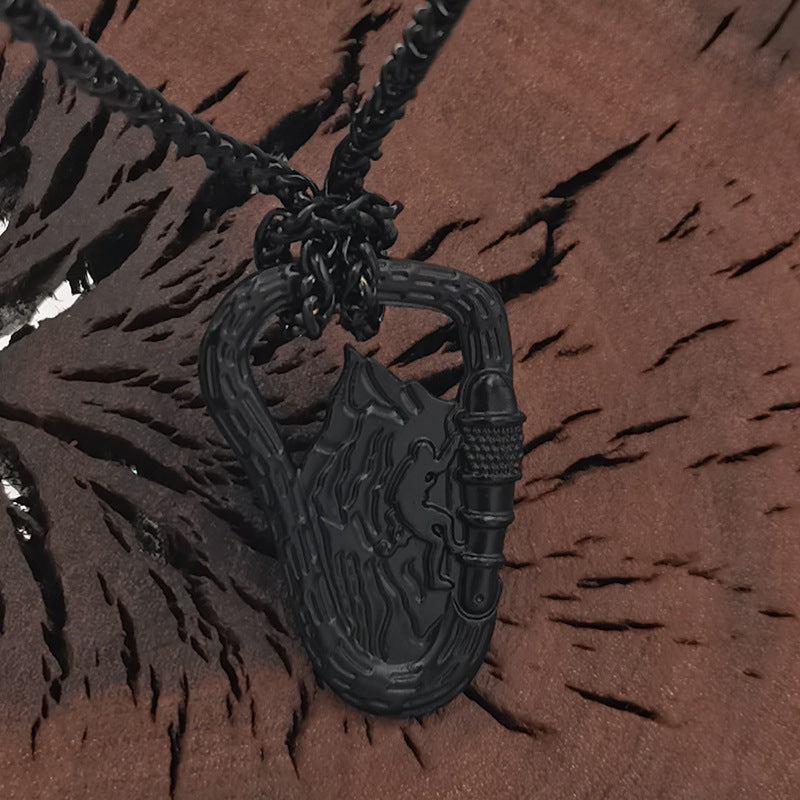 Wholesale Rock Climbing Climber Metal Necklaces ACC-NE-Hongg006