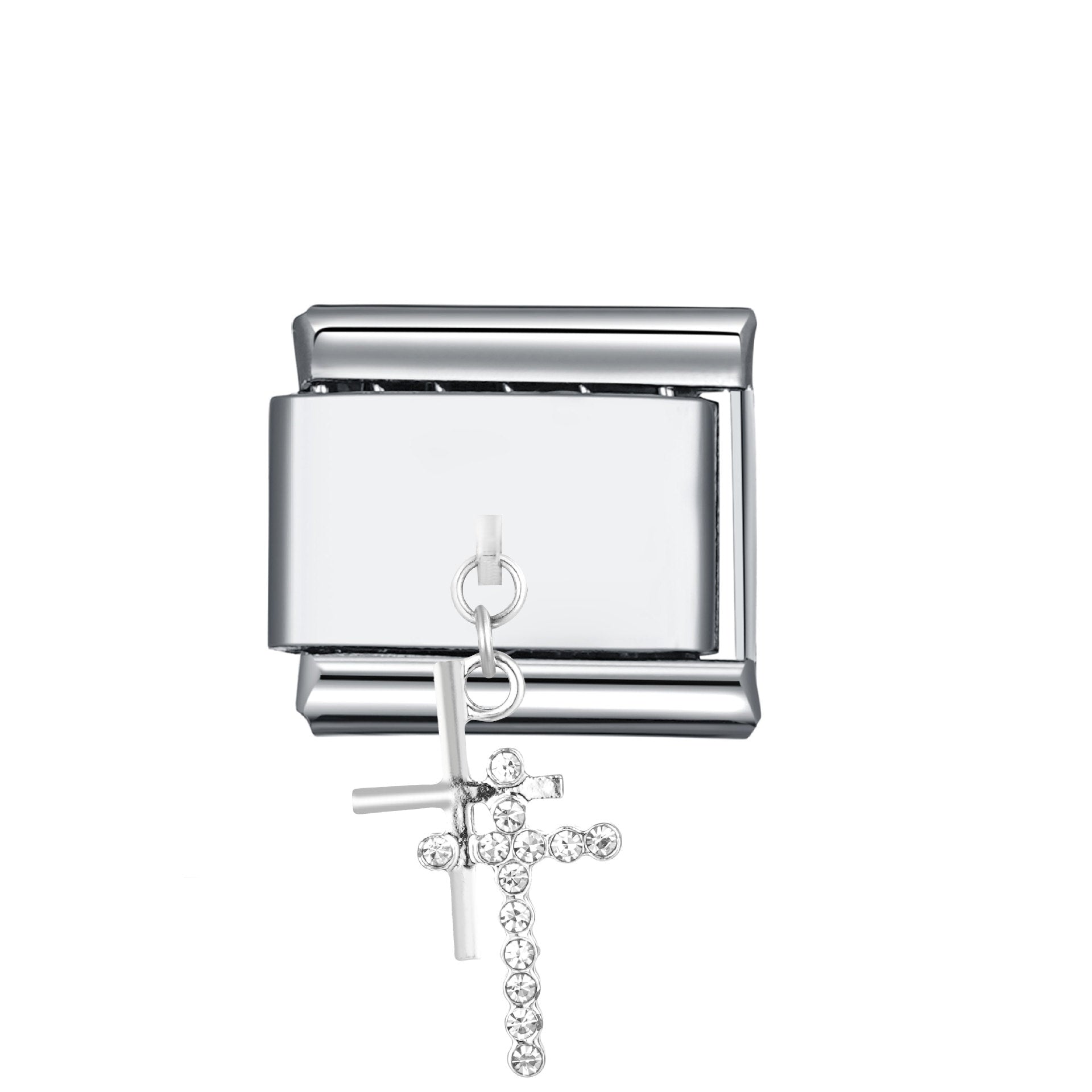 Großhandel italienisches Charmearmband 9mm DIY Spleißen dunkler Stahl mit Edelstahl mit komponierbarem Armband