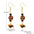 Wholesale  Skull Diablo Earrings  Diamond-encrusted Alloy Halloween Earrings