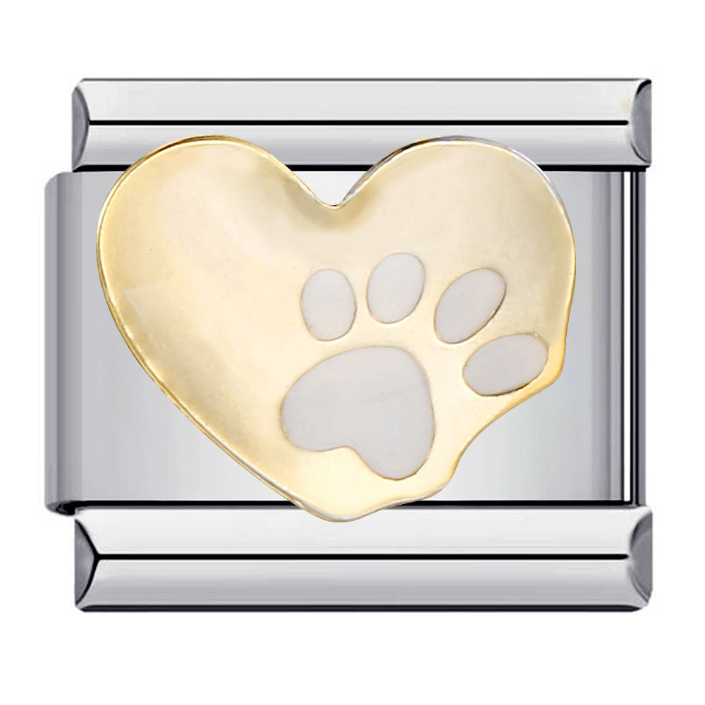 Wholesale Italian Charm Bracelet 9mm DIY Splicing Removable Heart Crown Element Stainless Steel Composable Bracelet