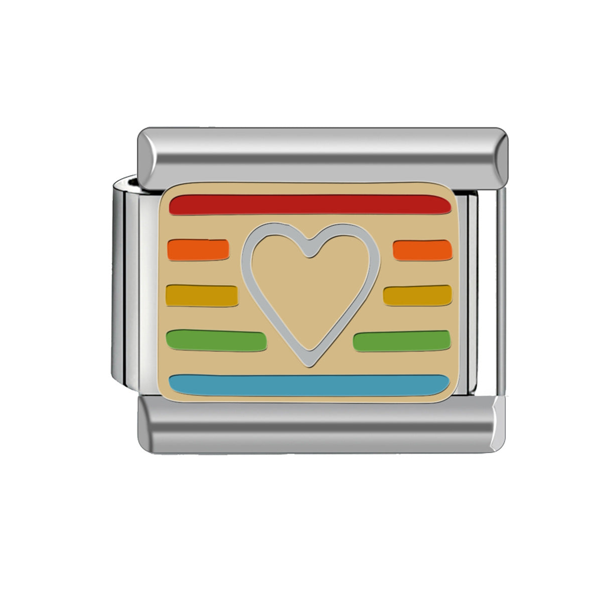 Wholesale Italian Charm Bracelet Stainless Steel Bracelet 9mm DIY Pattern Free Stitching Detachable Composable Bracelet ACC-BT-JL013