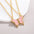 Wholesale Alloy Colorful Butterfly Necklace