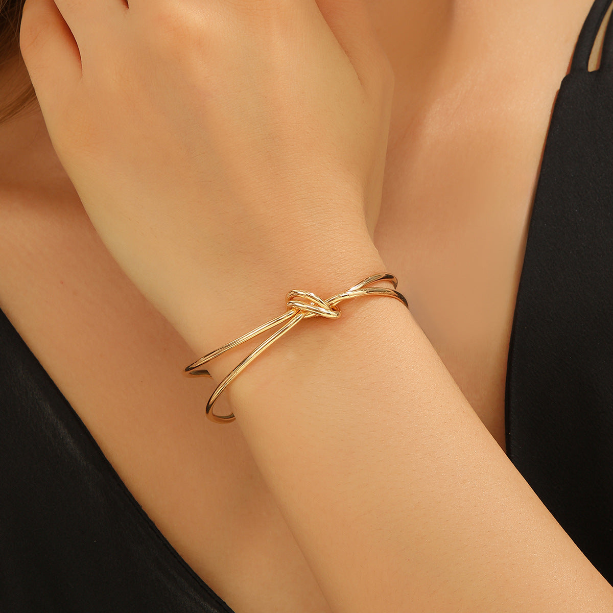 Wholesale Heart-shaped double-layered bracelet