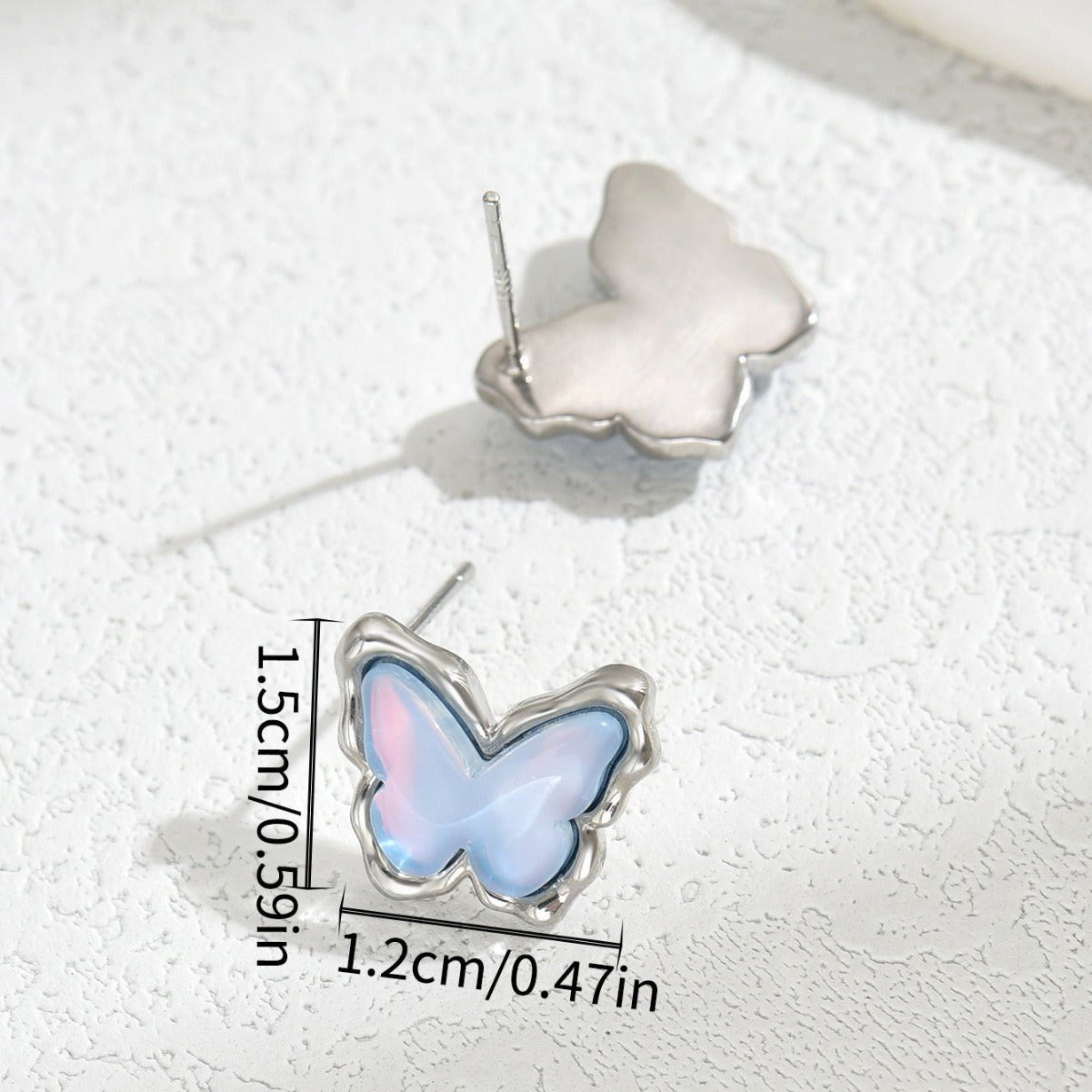 Wholesale Simple Bowknot Oil Drop Copper Earrings ACC-ES-BaSha001