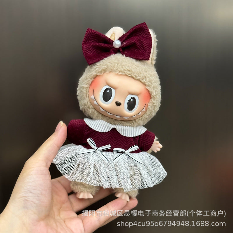 Wholesale Cute cartoon doll clothes set toy
