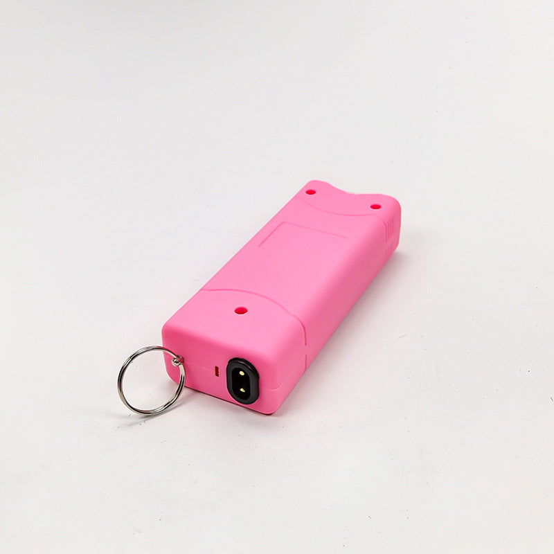 Wholesale Colorful sequins solid color multifunctional rechargeable flashlight keychain accessories
