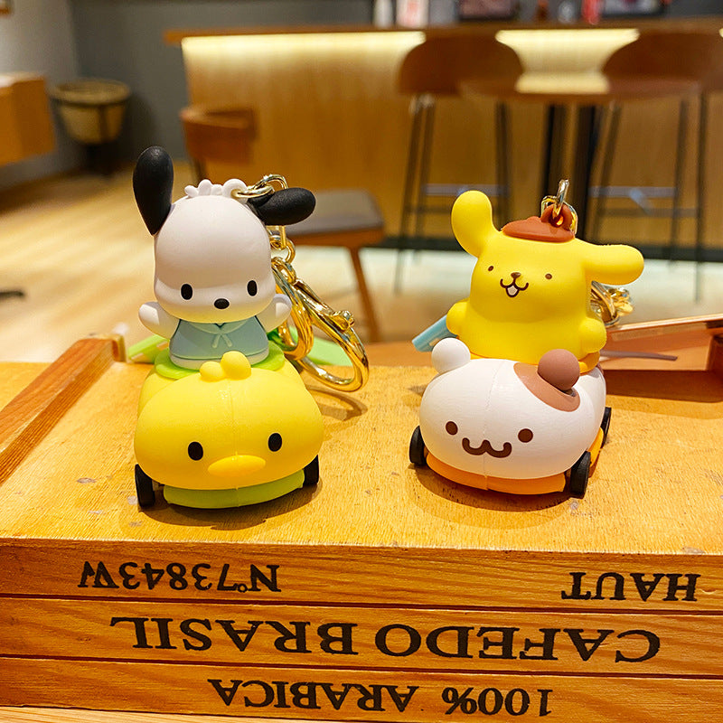 Wholesale Cartoon Cute Silicone Keychains ACCVIP-KC-HongLei002