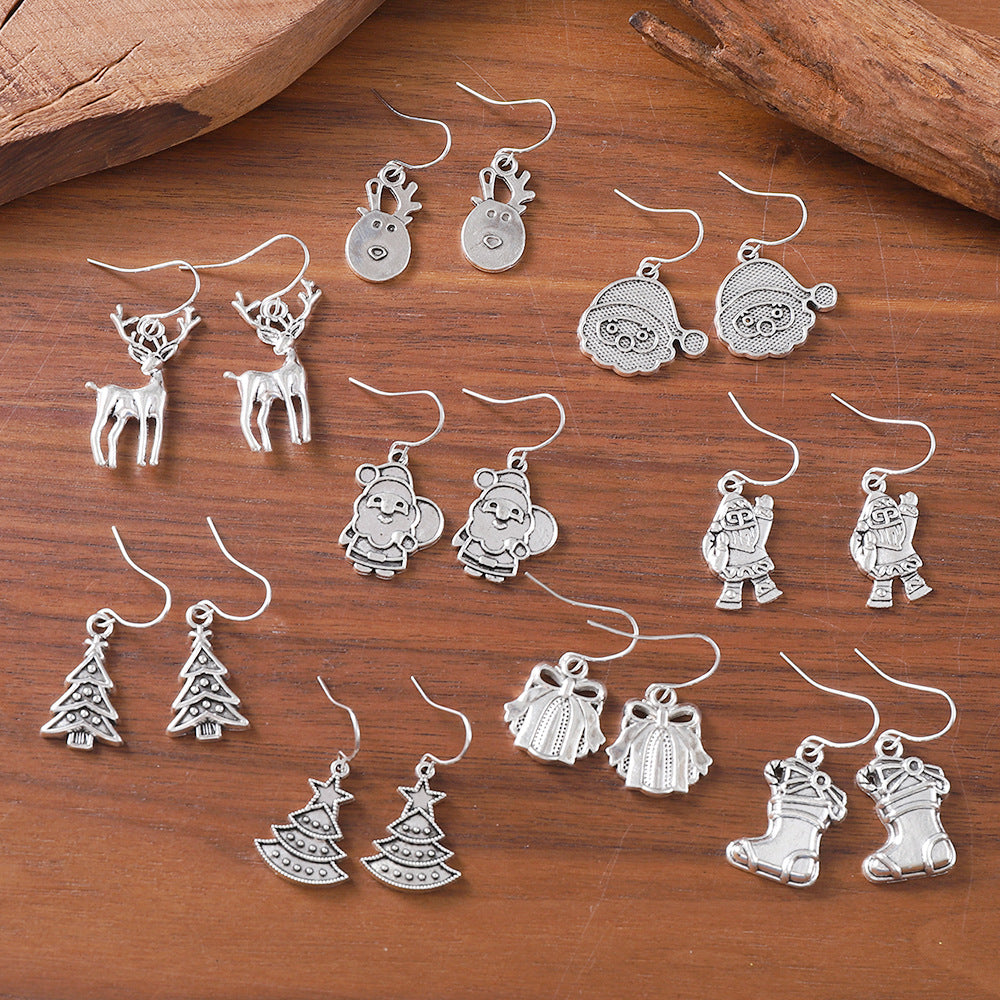 Wholesale Retro  Pendant Earrings For Women With Cute Elk Design Party Wear Fashion Accessory