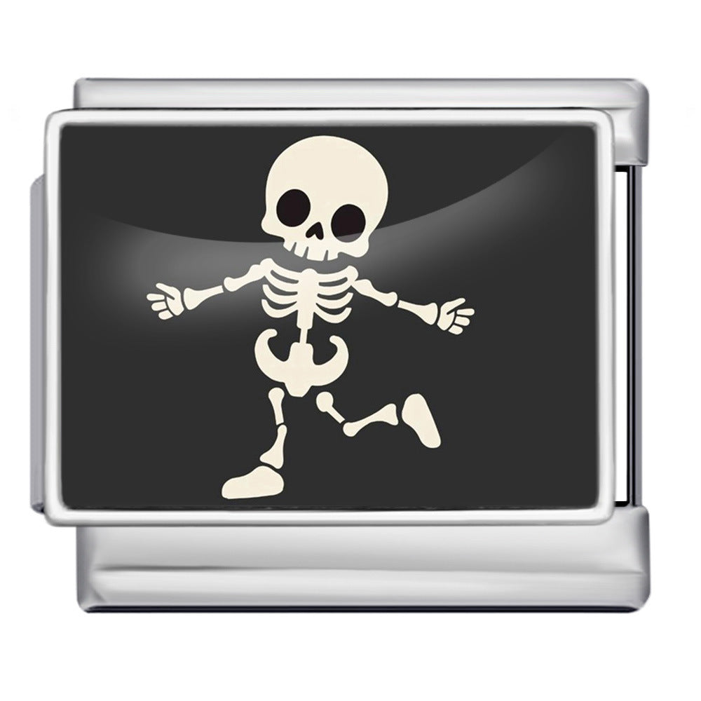 Wholesale  Italian Charm Bracelet 9mm DIY elastic personalized  Creative Stainless Steel Composable Bracelet