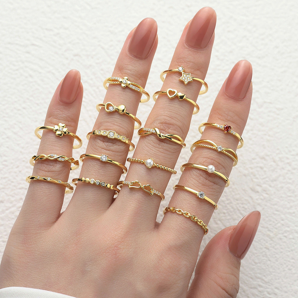 Wholesale s925 sterling silver plain luxury ring