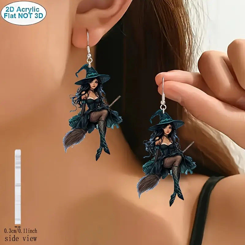 Wholesale Halloween witch earrings