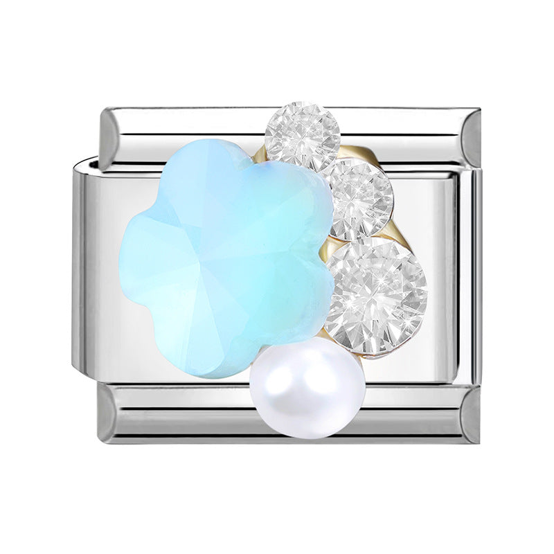 Wholesale Italian Charm Bracelet 9mm DIY Splicing Cute Creative Stainless Steel Composable Bracelet