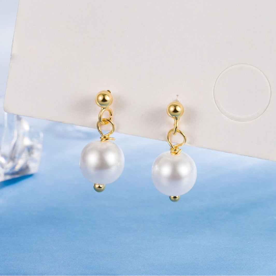Wholesale Pearl Earrings Light Luxury Earrings
