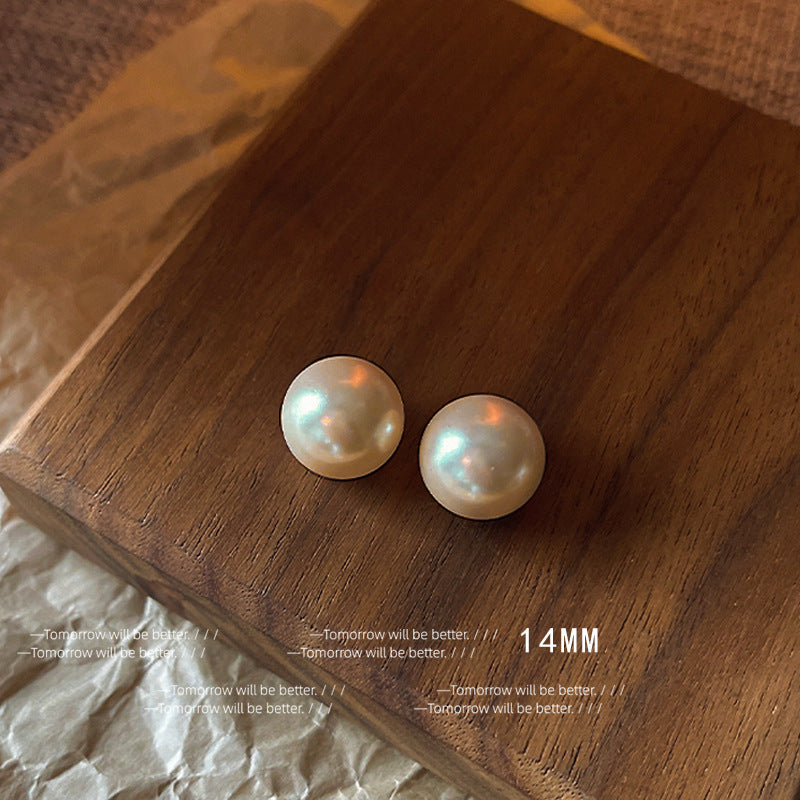 Wholesale 925 Silver Needle Pearl Earrings Ear Studs ACC-ES-Eryu002