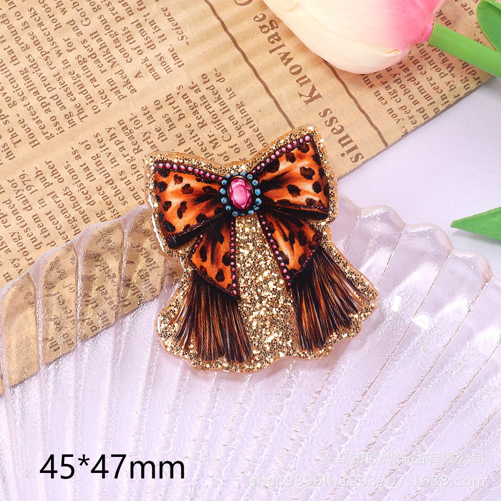 Wholesale 10pcs DIY Flatback Cartoon  Acrylic Flatback Badge Reels Retractable Keychain DIY Accessories