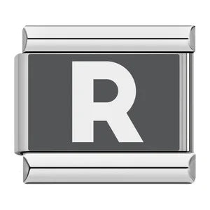 Wholesale Italian Charm Bracelet 9mm DIY Splicing Removable English Letters Stainless Steel Composable Bracelet