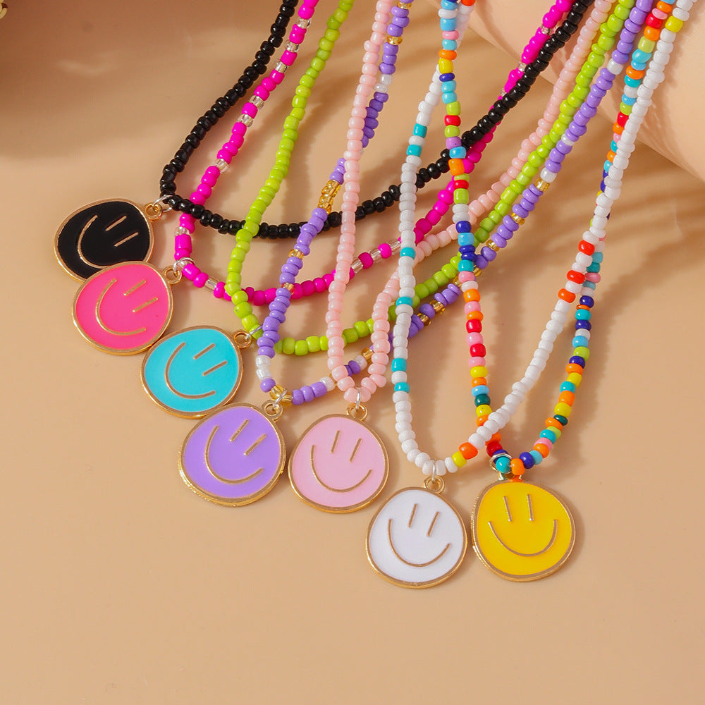 Wholesale Rice Bead Necklace Stitching Necklaces Choker Necklaces ACC-NE-YueSen004