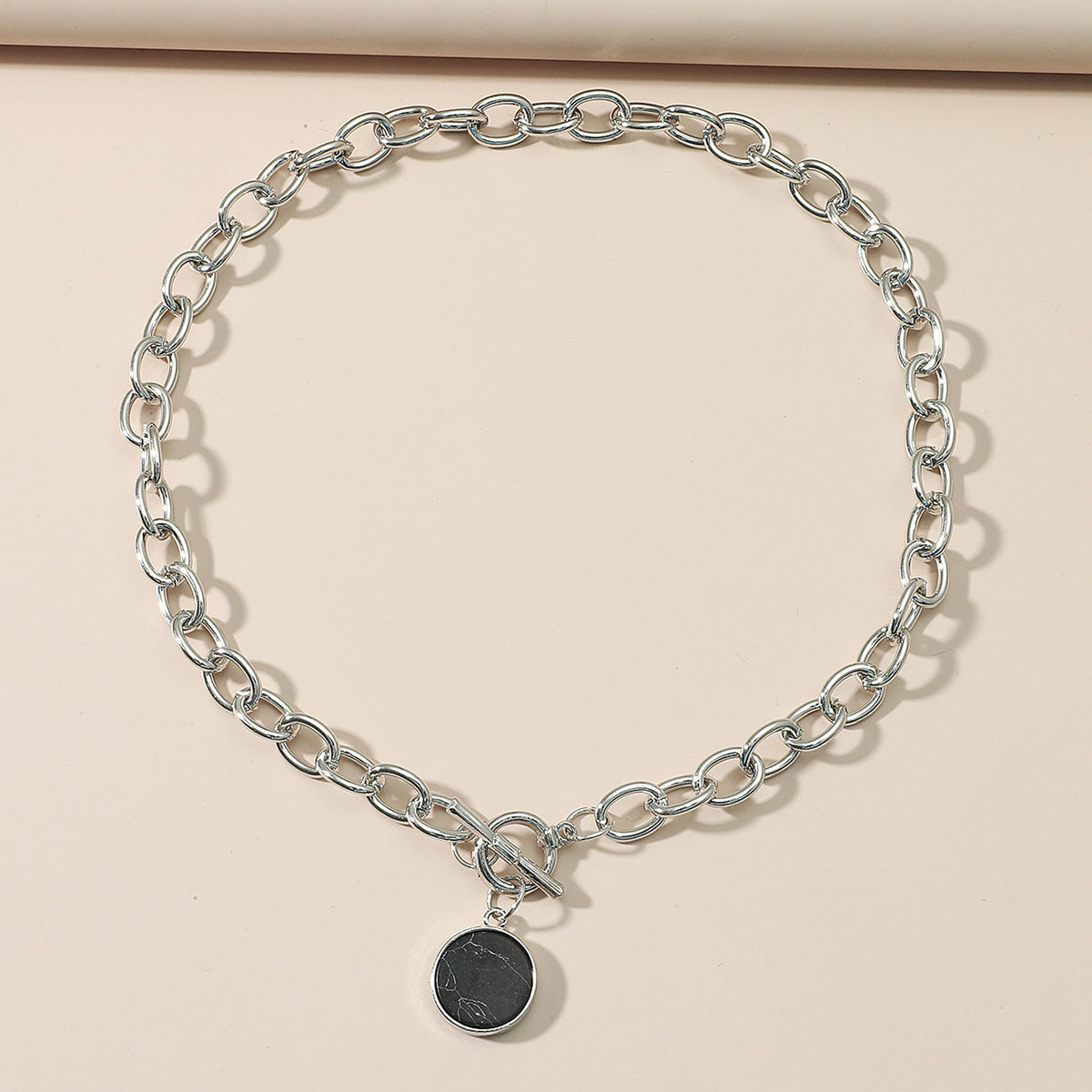 Wholesale 2 Pairs/Pack Turquoise Alloy Necklace Clavicle Chain Choker Necklace ACC-NE-JunJie006