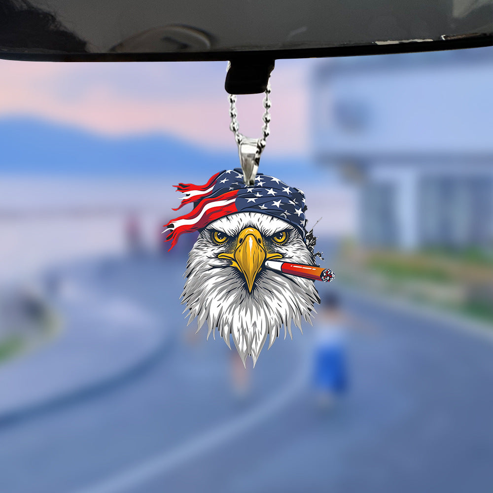 Wholesale American Eagle Independence Day Acrylic Keychains