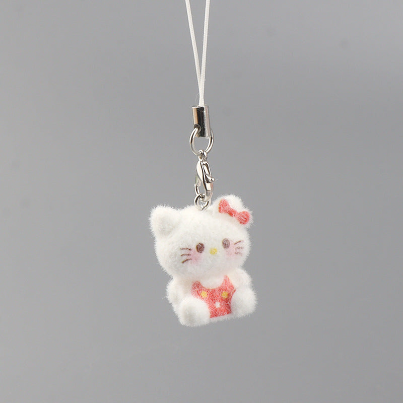 Wholesale Three-Dimensional Cat Pendant Keychains