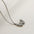 Wholesale  26 English letter necklace  titanium steel bubble smooth letter pendant clavicle chain