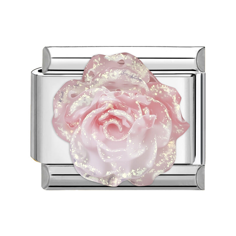 Wholesale Italian Charm Bracelet 9mm DIY Splicing Cute Creative Stainless Steel Composable Bracelet