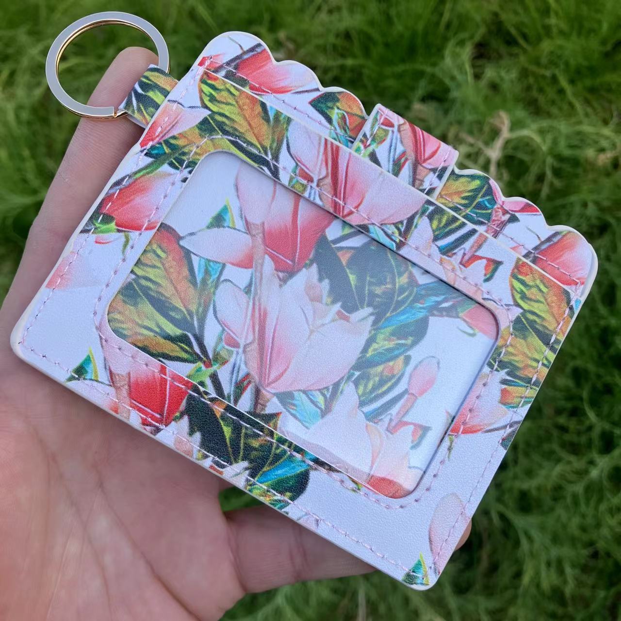 Wholesale PU Leather Card Holder Wallet Leopard Print Urban Style For Women Students Everyday Use