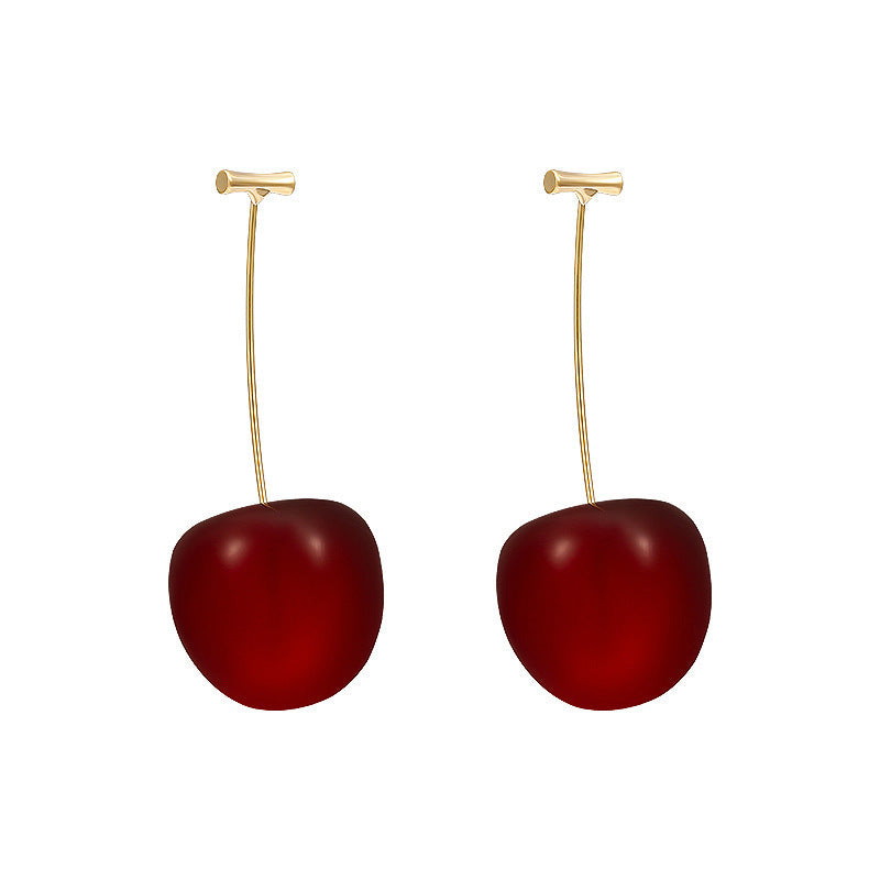 Wholesale  Flower Fruit Cherry Earrings
