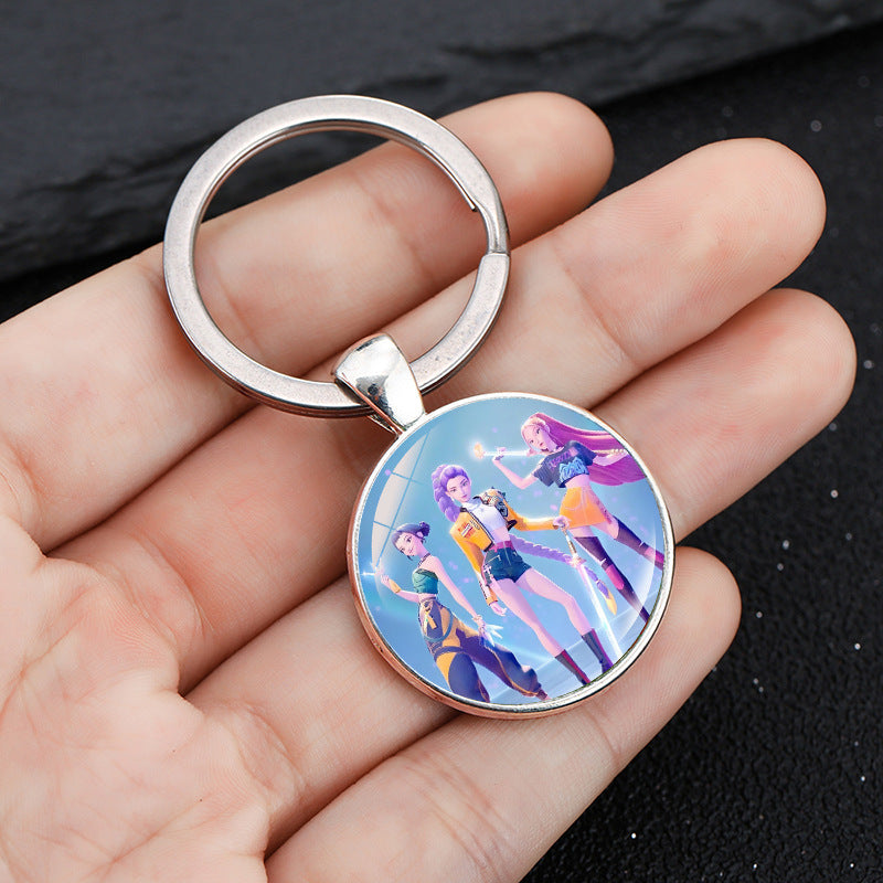 Wholesale kpop cartoon anime keychain