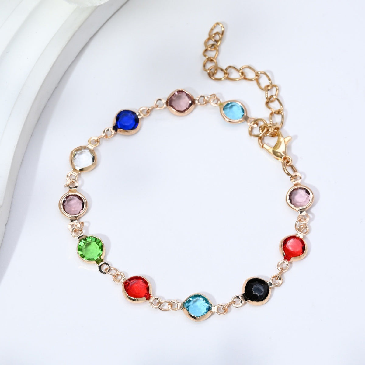 Wholesale Heart-shaped butterfly and flower bracelet
