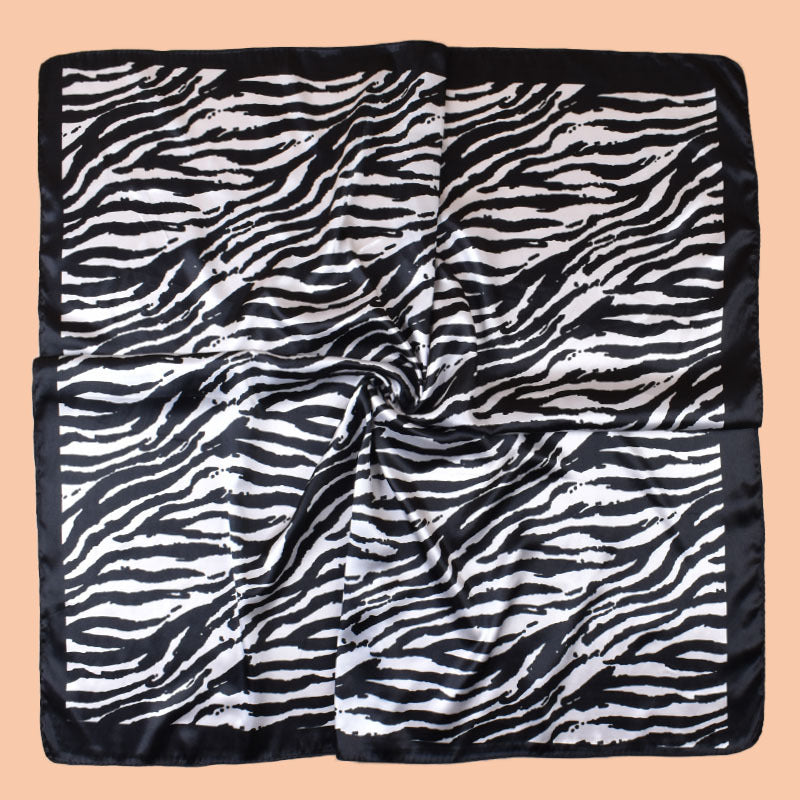 Wholesale Zebra Print Square Scarf