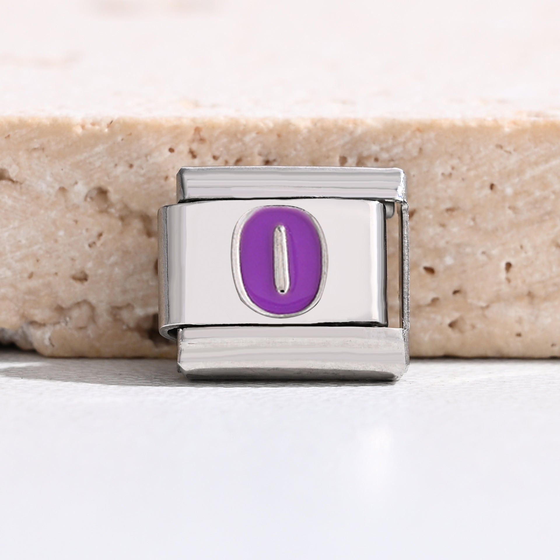 Wholesale 9mm Italian Charm Starter Bracelets DIY square Single Section Creative Stainless Steel Composable Bracelet
