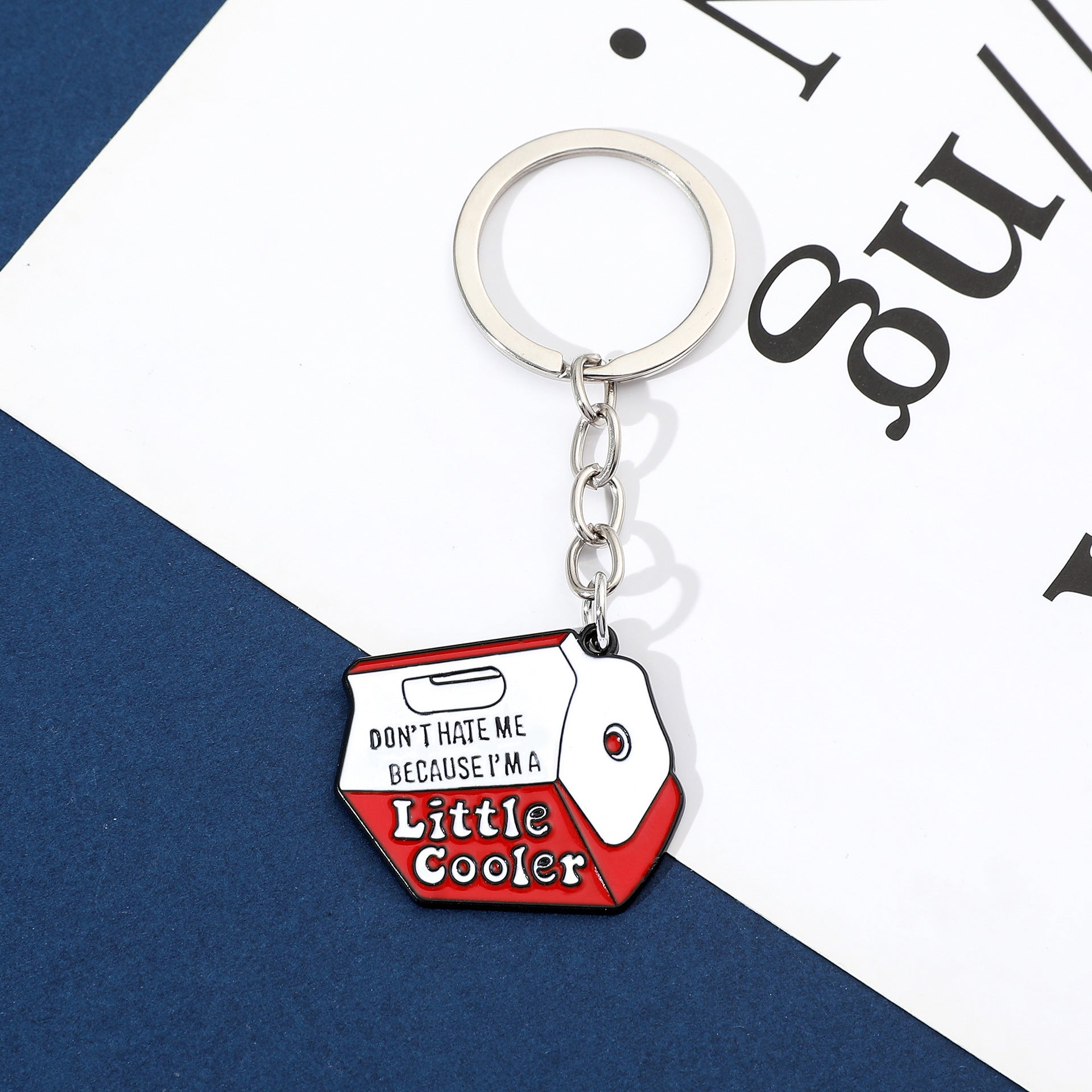 Wholesale  personalized letter milk keychain