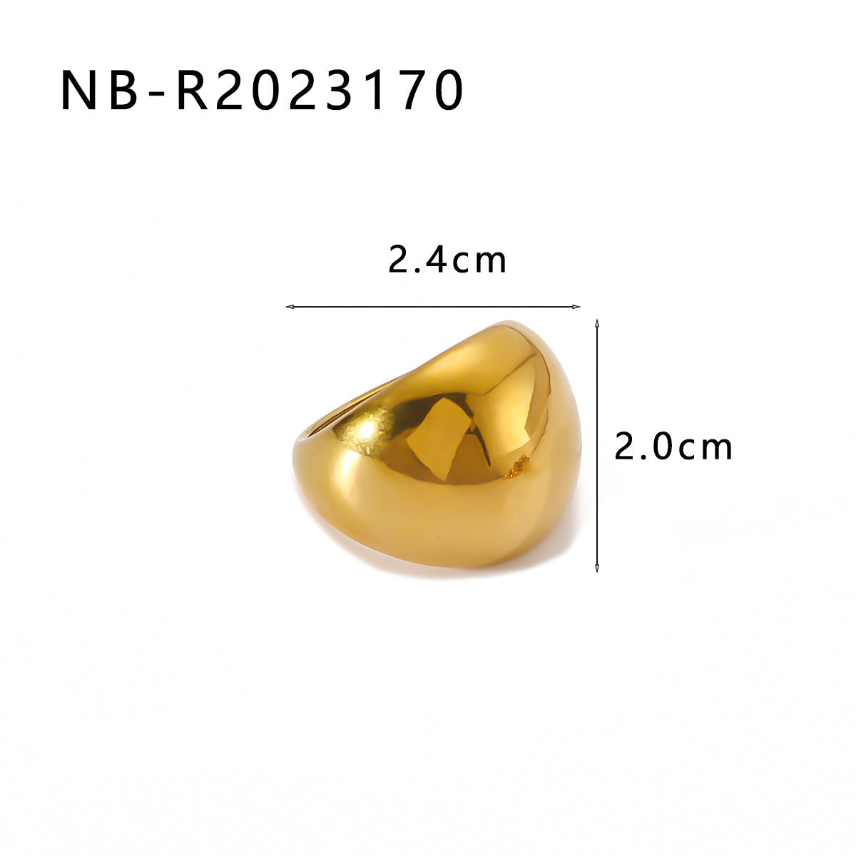 Wholesale retro geometric ball twist winding irregular titanium steel ring