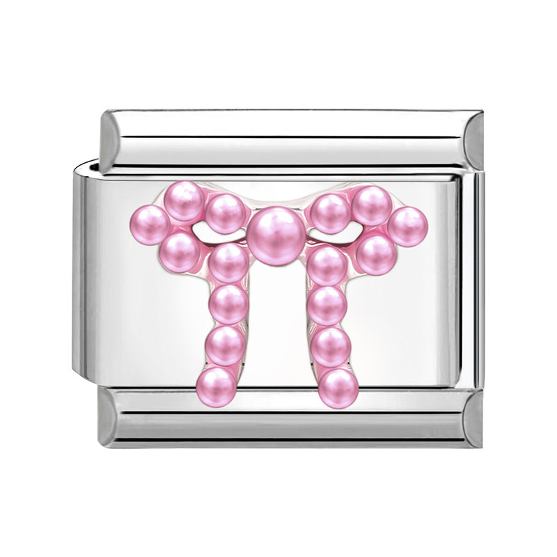 Wholesale Italian Charm Bracelet 9mm DIY Splicing Creative Pattern Stainless Steel Composable Bracelet