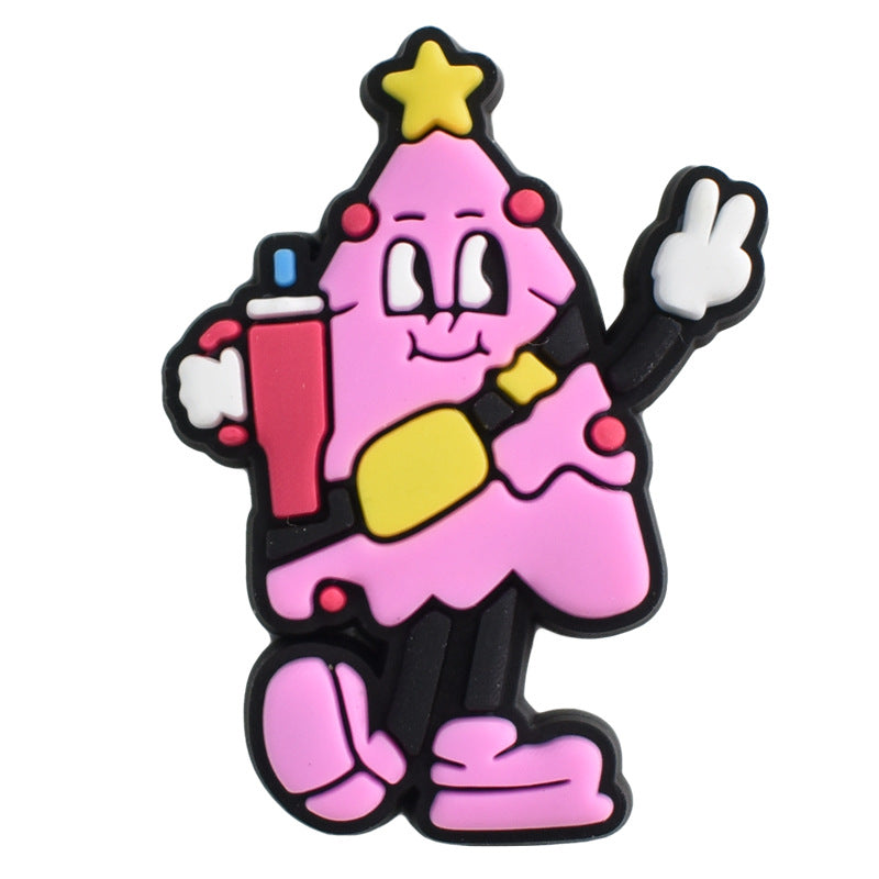 Wholesale Random 100pcs Cartoon Christmas Series Shoes Accessories Shoes Charms