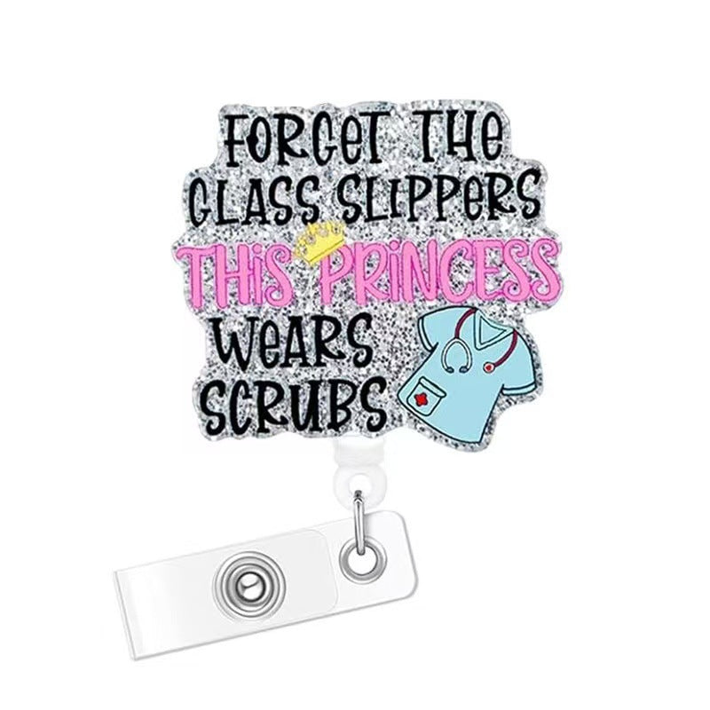 Wholesale acrylic badge scroll  Badge Reels