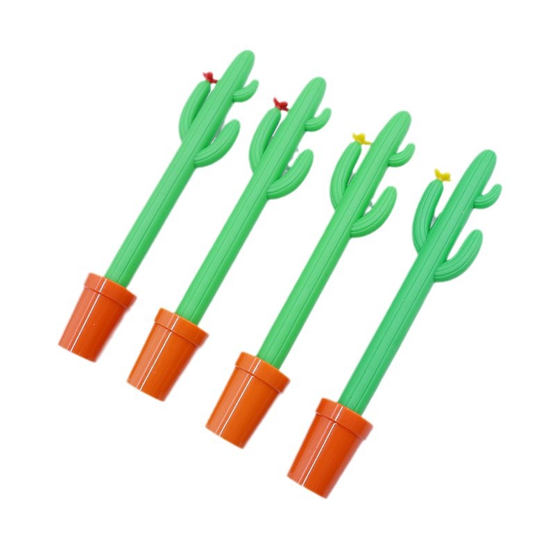 Wholesale Creative cactus stick plant shape desk pen